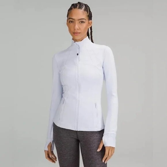 Lululemon Define Jacket Blissful Blue (mix of pastel blue & light lavender) Sz12 - Picture 2 of 3